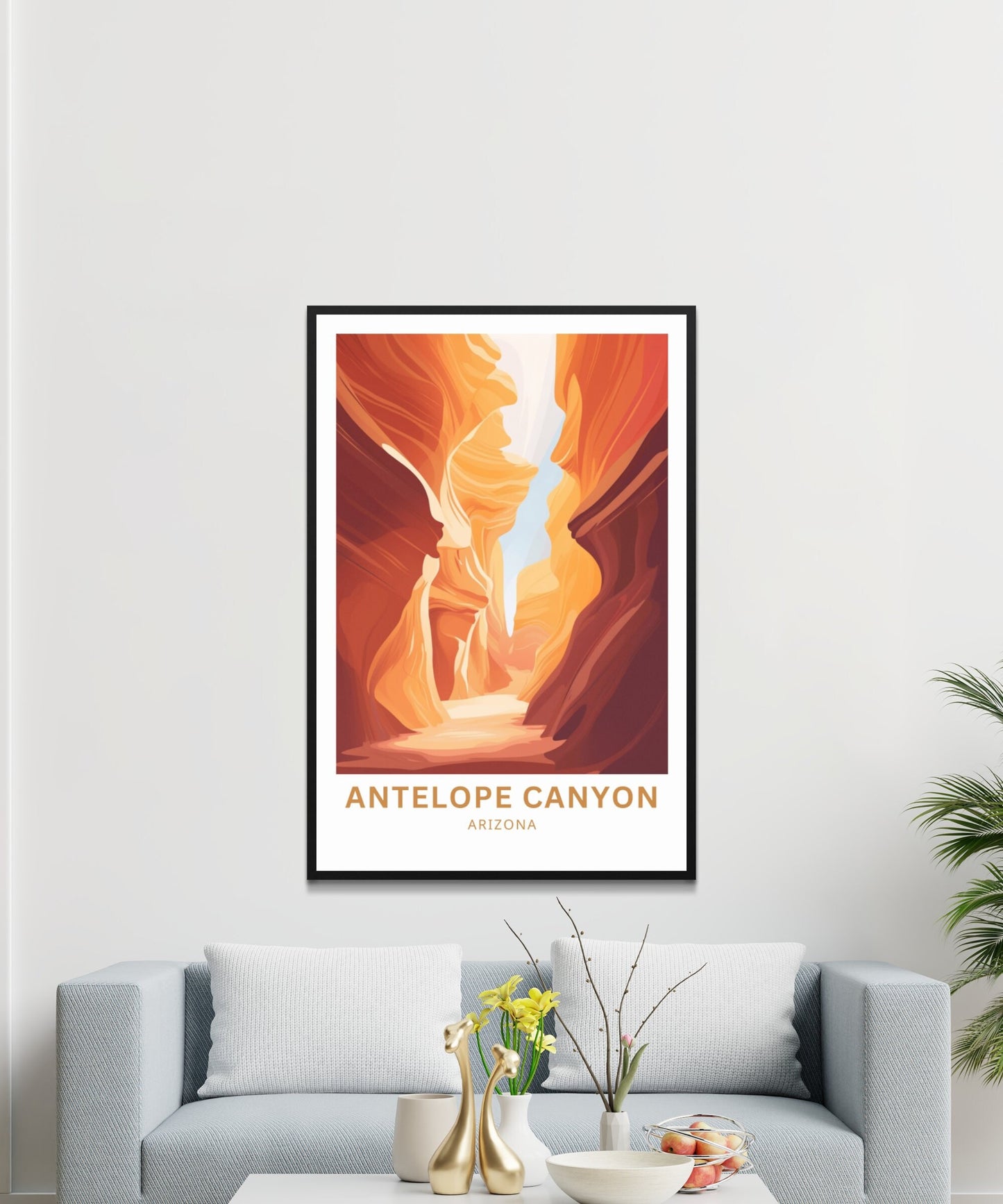 Antelope Canyon Travel Poster