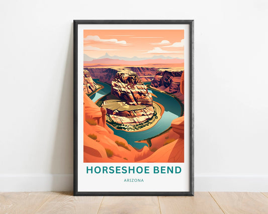 Horseshoe Bend Travel Poster