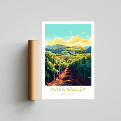 Napa Valley Travel Poster