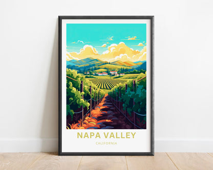 Napa Valley Travel Poster