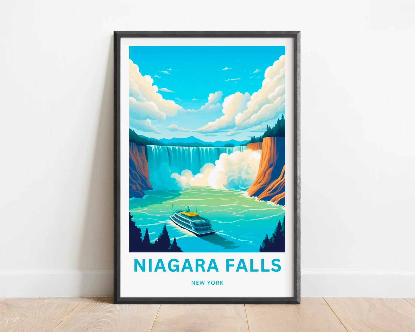 Niagara Falls Travel Poster