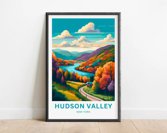 Hudson Valley Travel Poster