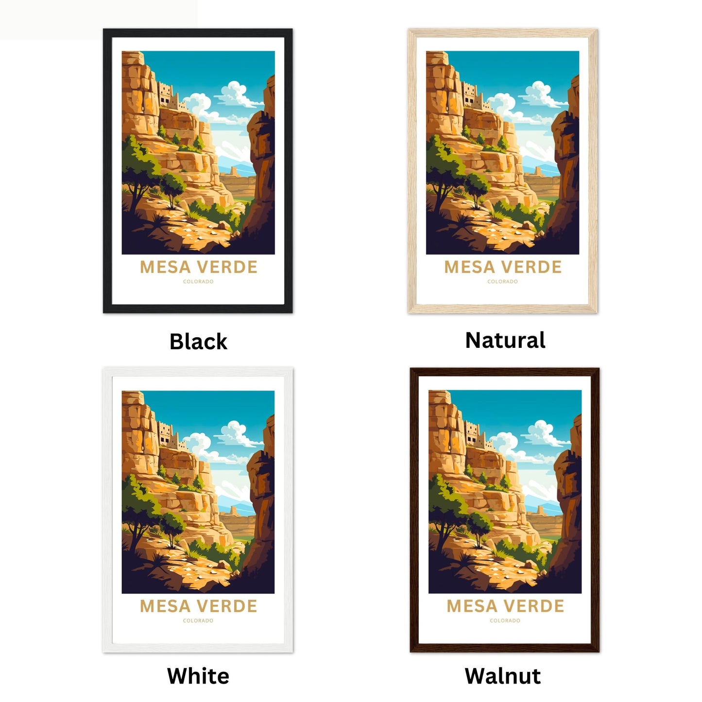 Mesa Verde Travel Poster