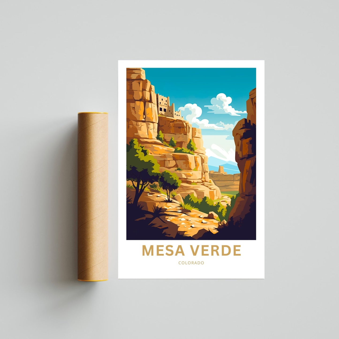 Mesa Verde Travel Poster