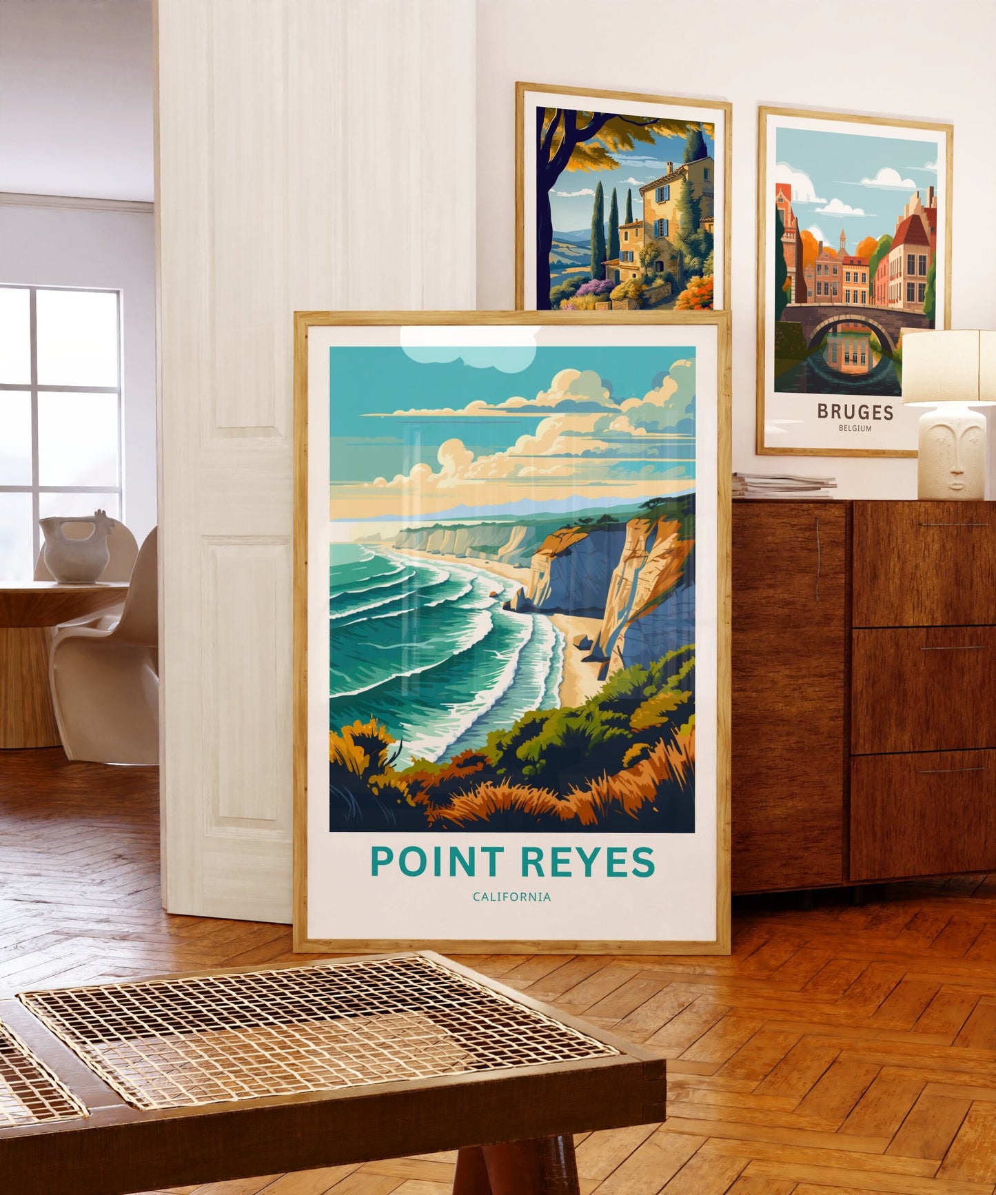 Point Reyes Travel Print - Point Reyes poster, California Wall Art, Framed present, Gift California Present - TravelTreasureCo