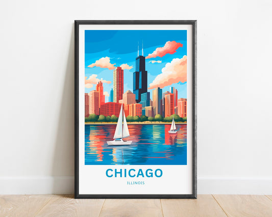 Chicago Travel Poster