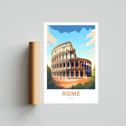 Rome travel print