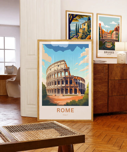 Rome travel print