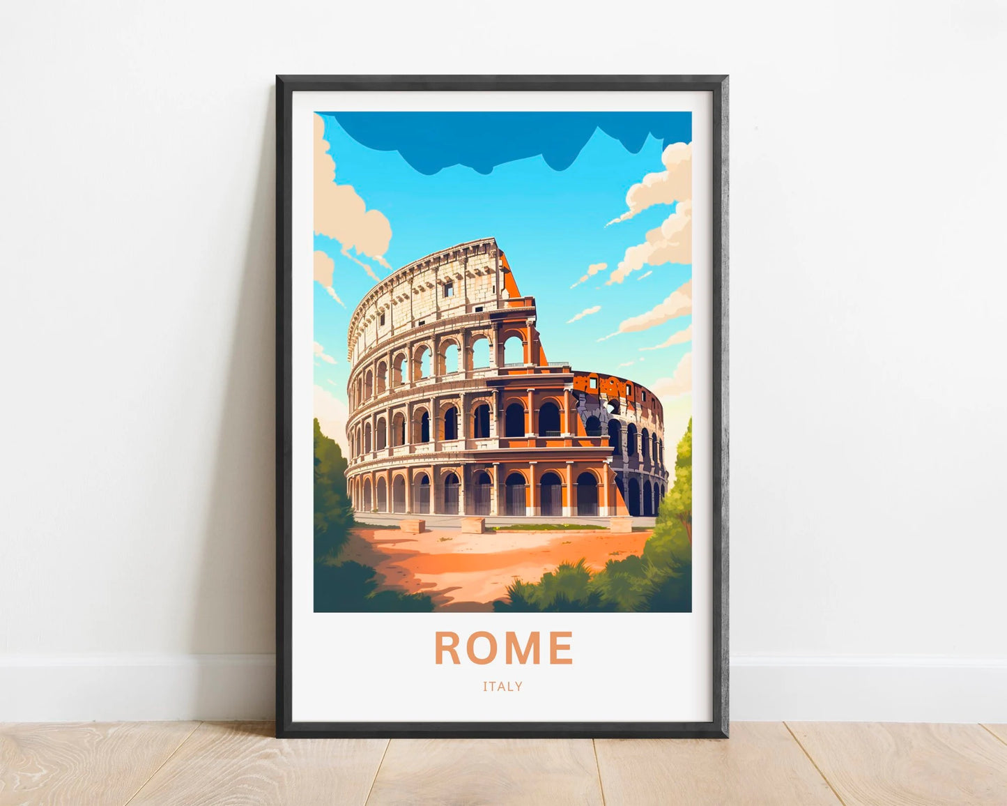 Rome travel print