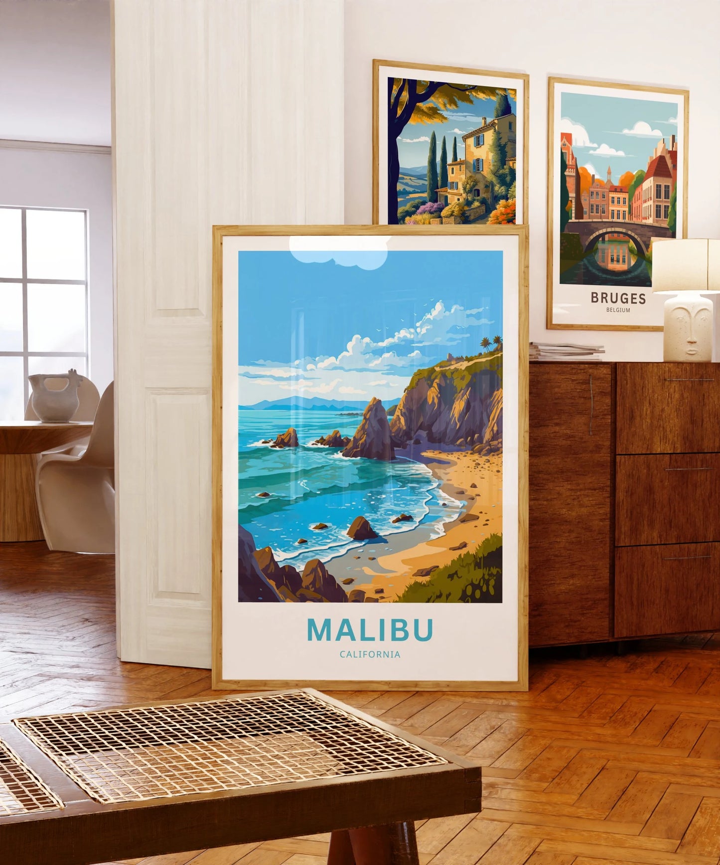 Malibu Travel Poster