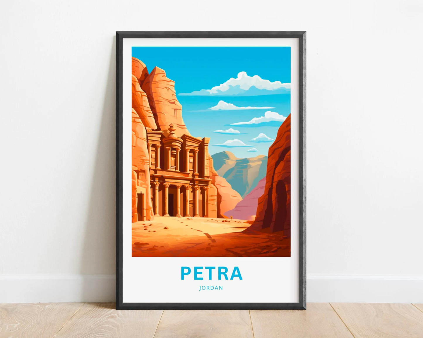 Petra Travel Poster