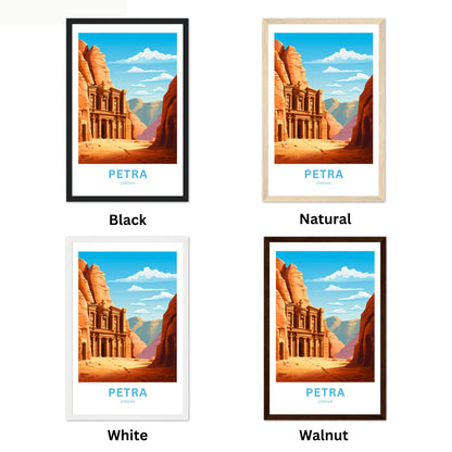 Petra Travel Poster