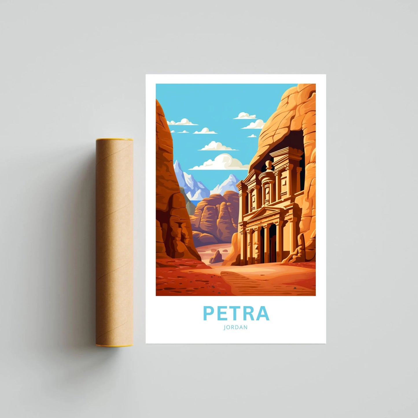 Petra Travel Poster