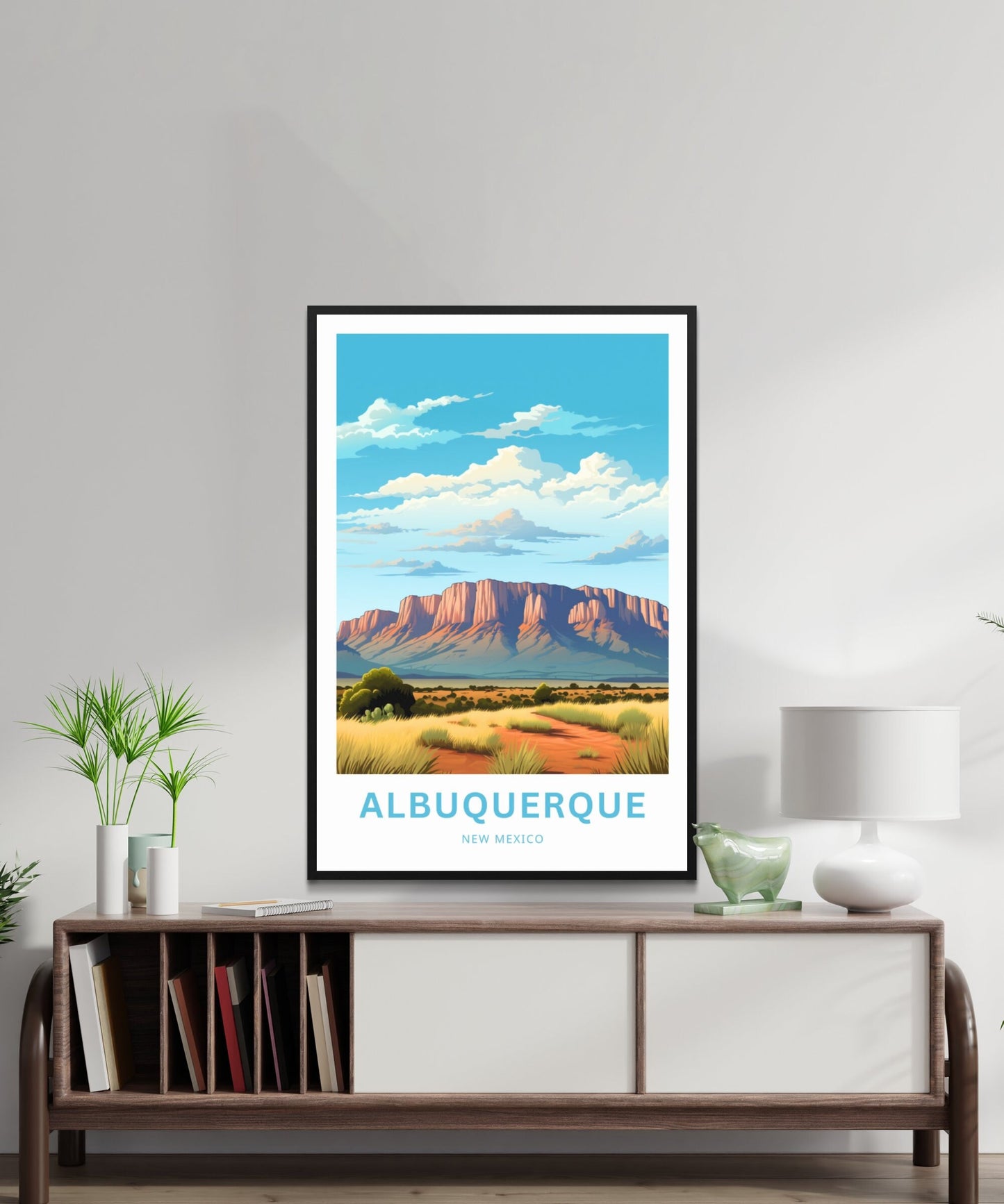 Albuquerque Travel Poster - Serene Beauty