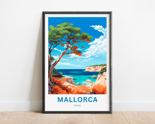 Mallorca Travel Poster