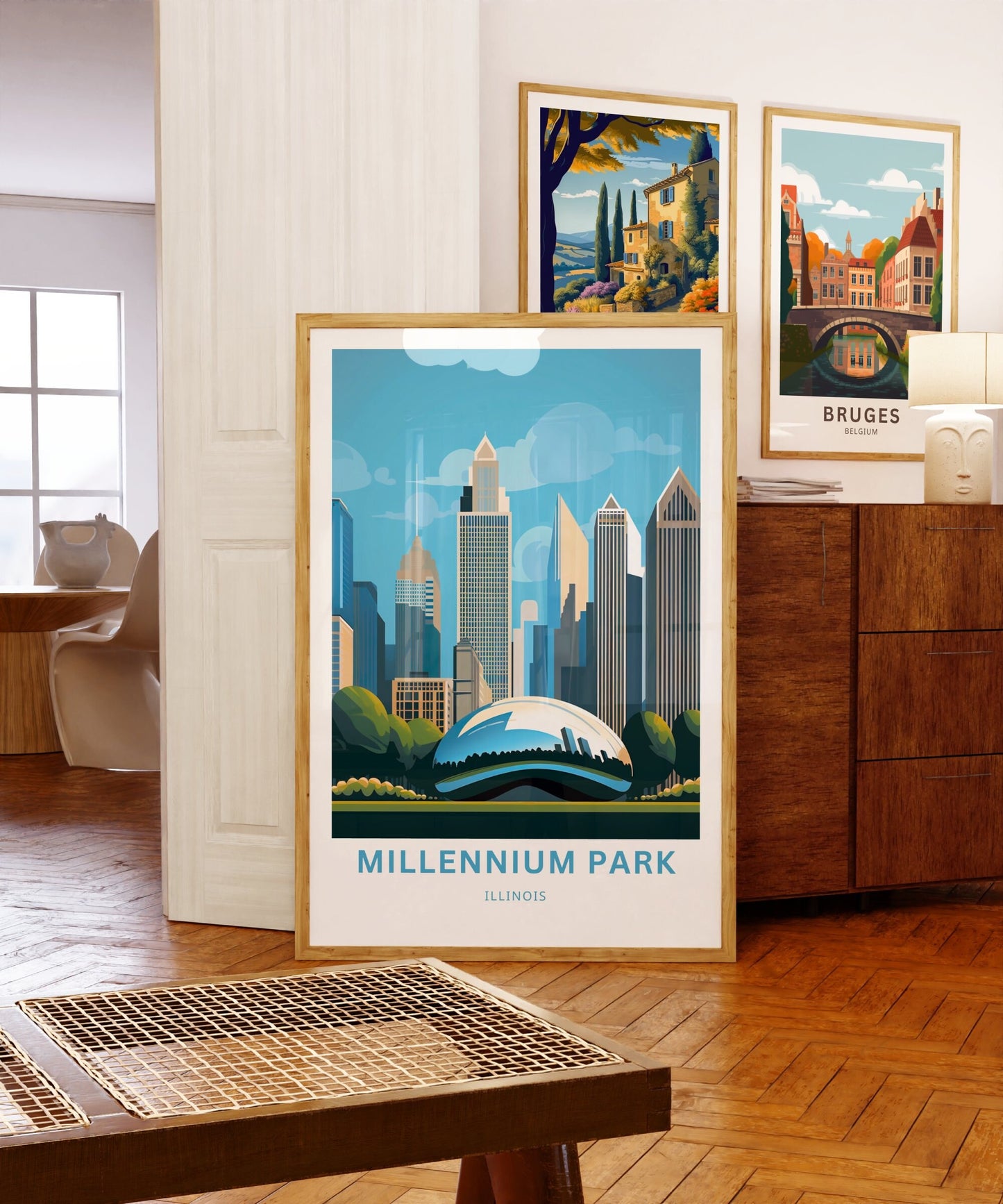 Millennium Park Travel Poster