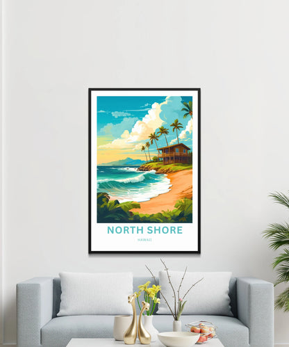 North Shore  Travel Poster