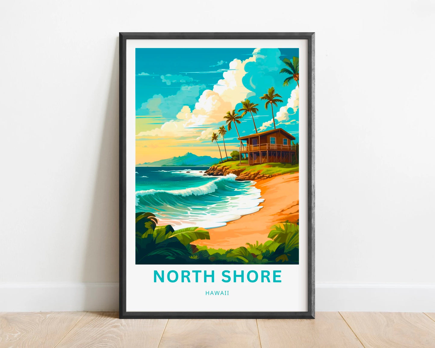 North Shore  Travel Poster