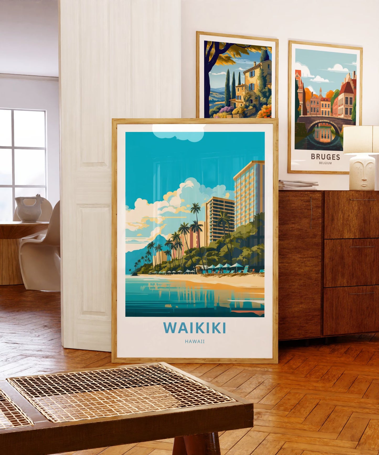 Waikiki Travel Poster