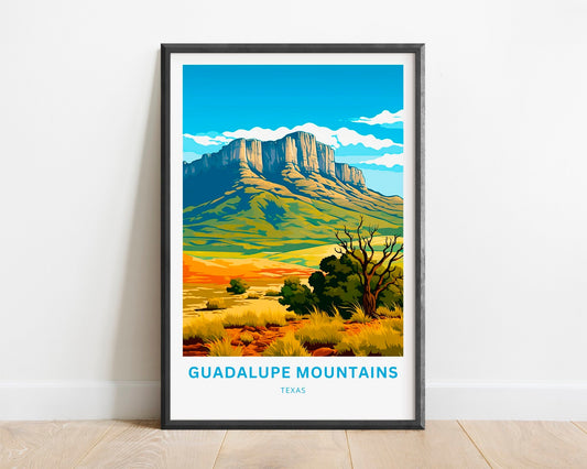 Guadalupe Mountains Travel Poster