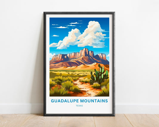 Guadalupe Mountains Travel Poster