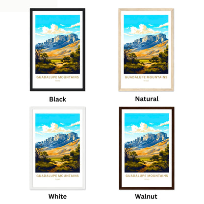 Guadalupe Mountains Travel Poster