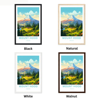 Mount Hood Travel Poster