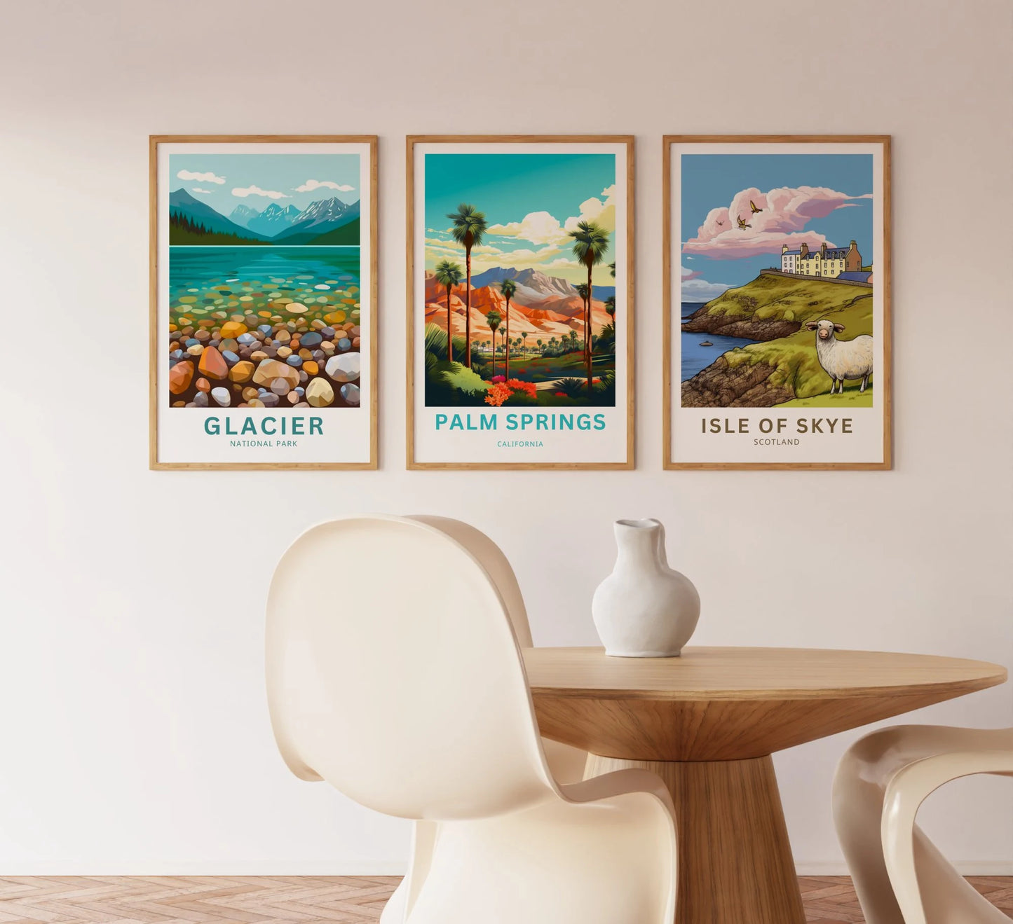 Palm Springs Travel Poster - Luxury Resorts