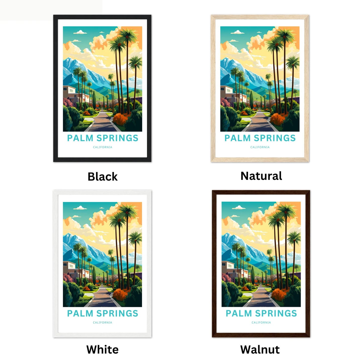 Palm Springs Travel Poster