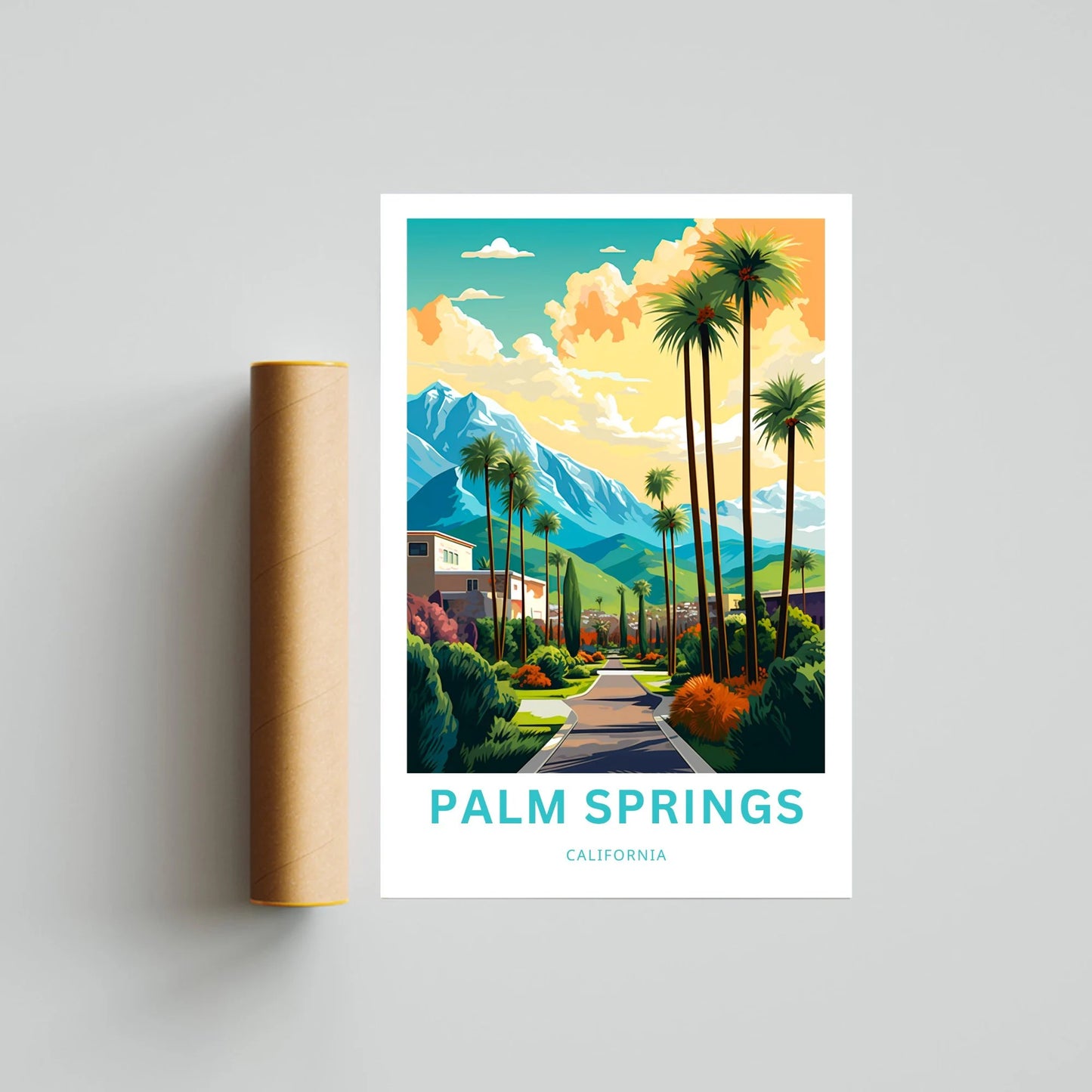 Palm Springs Travel Poster