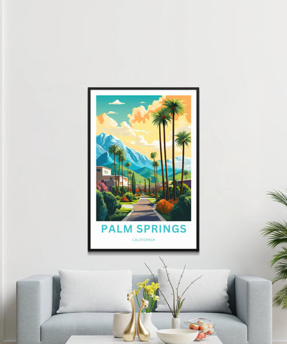 Palm Springs Travel Poster