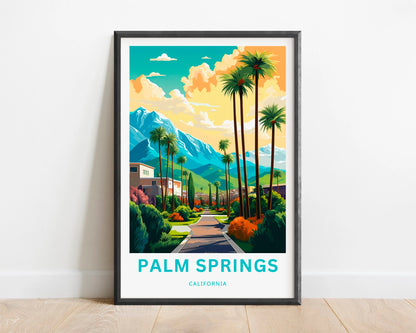 Palm Springs Travel Poster