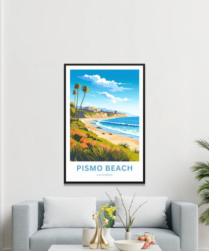 Pismo Beach Travel Poster