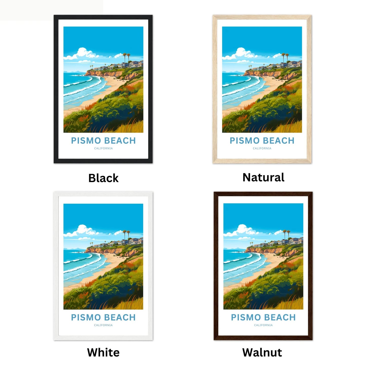 Pismo Beach Travel Poster