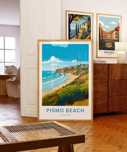 Pismo Beach Travel Poster