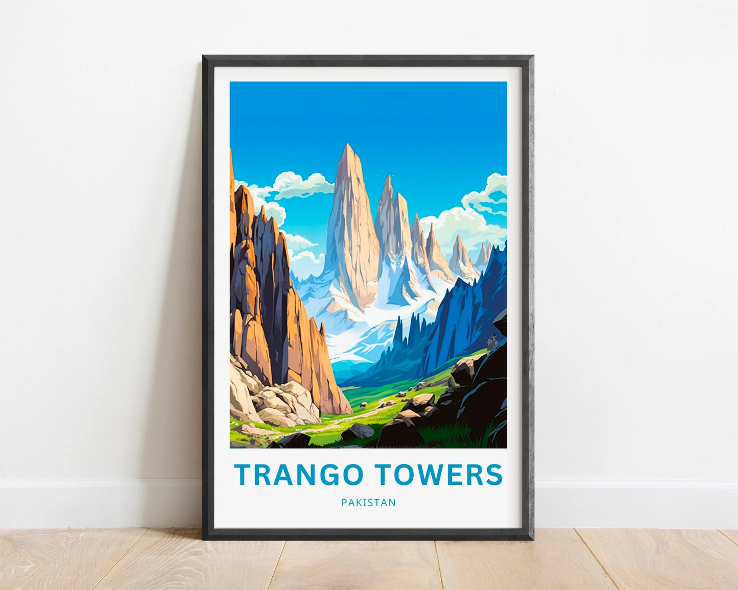 Trango Towers Travel Poster