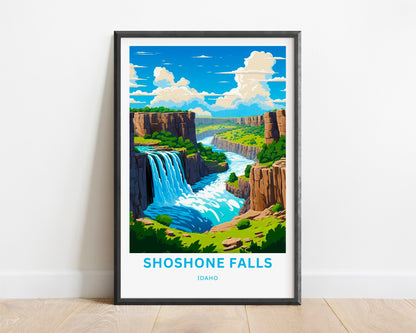 Shoshone Falls Travel Poster