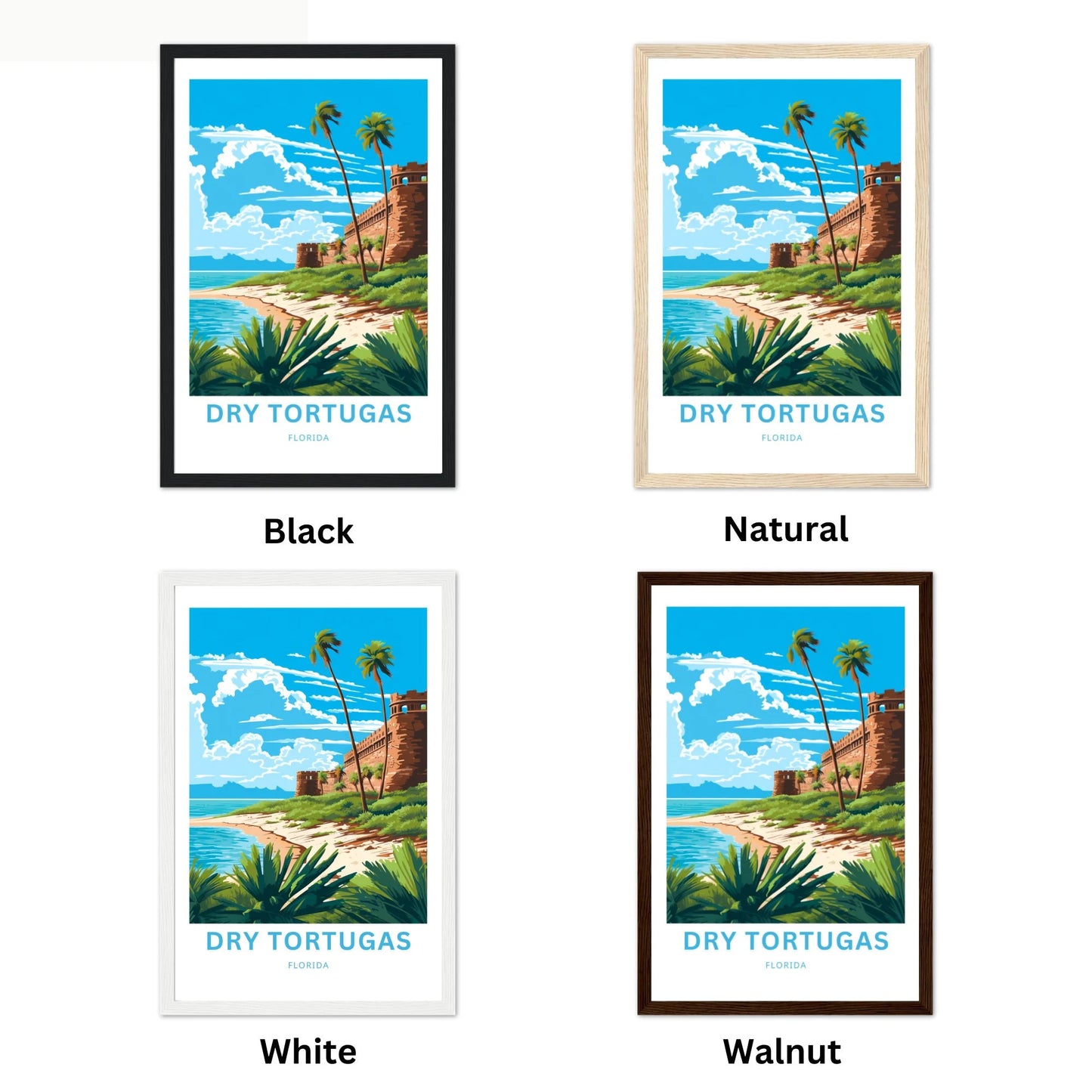 Dry Tortugas Travel Poster