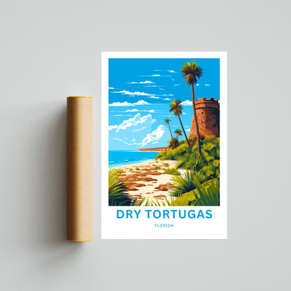 Dry Tortugas Travel Poster