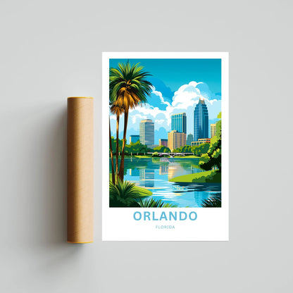 Orlando Travel Poster