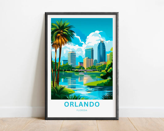 Orlando Travel Poster