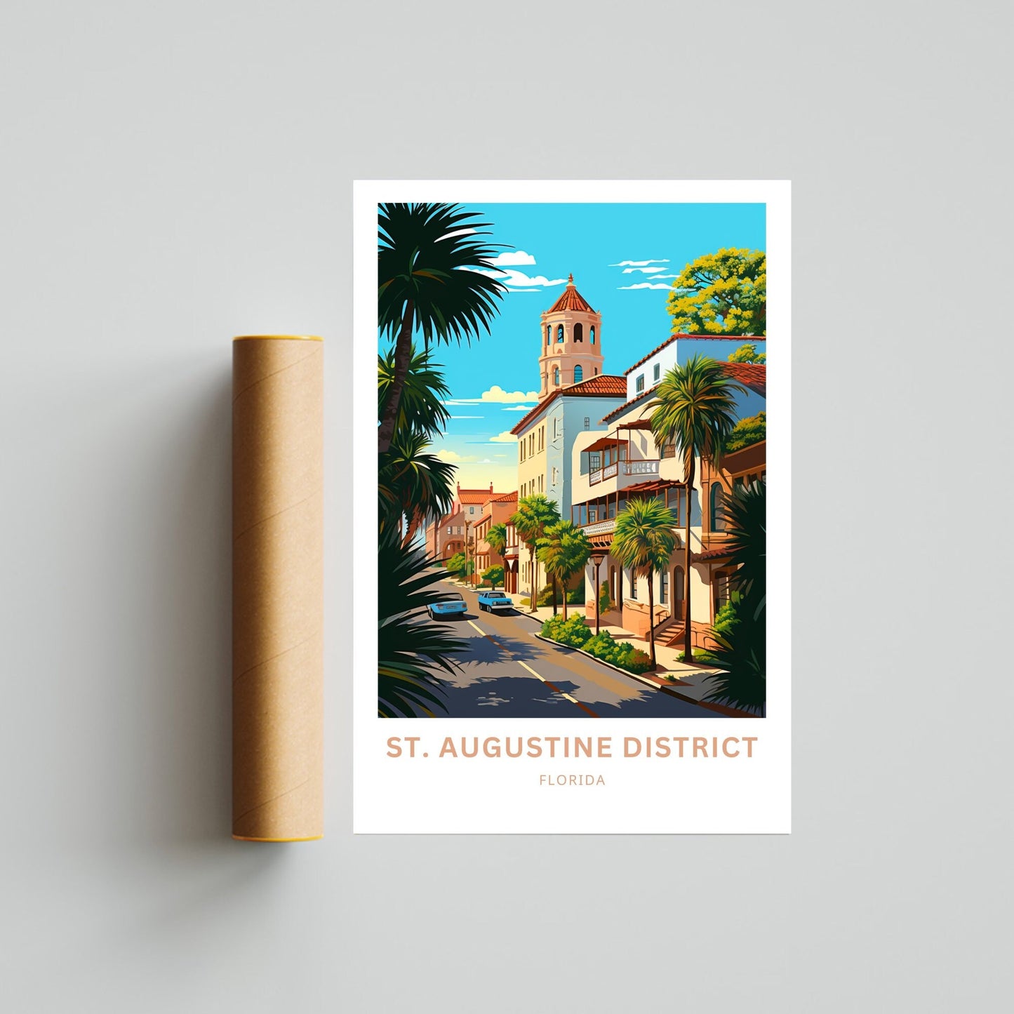 Saint  Augustine Travel Poster