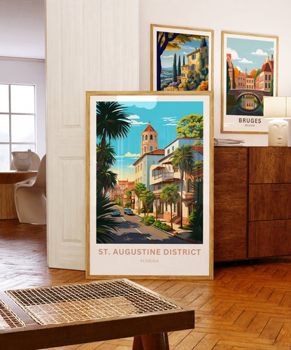 Saint  Augustine Travel Poster