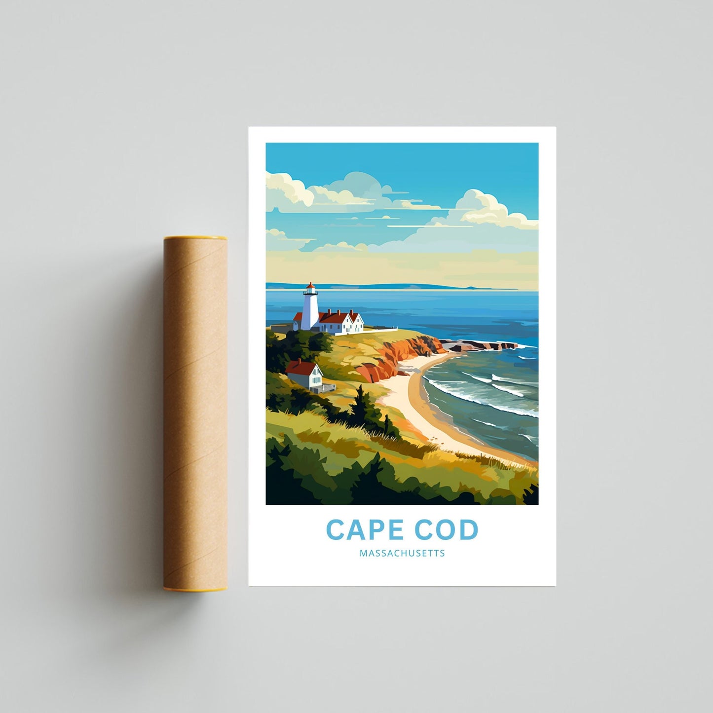 Cape Cod Travel Poster