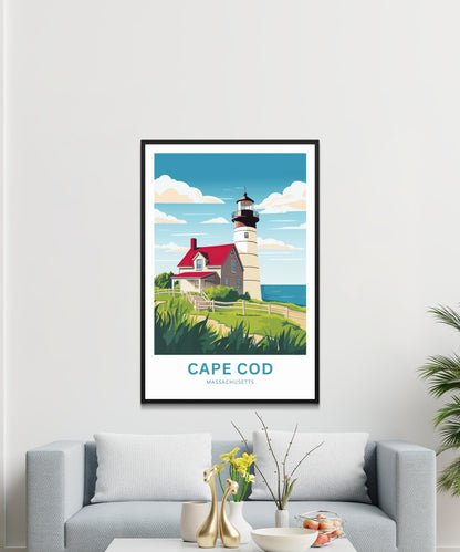 Cape Cod Travel Poster