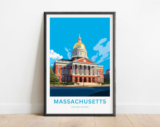 Massachusetts Travel Poster