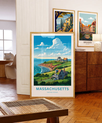 Massachusetts Travel Poster