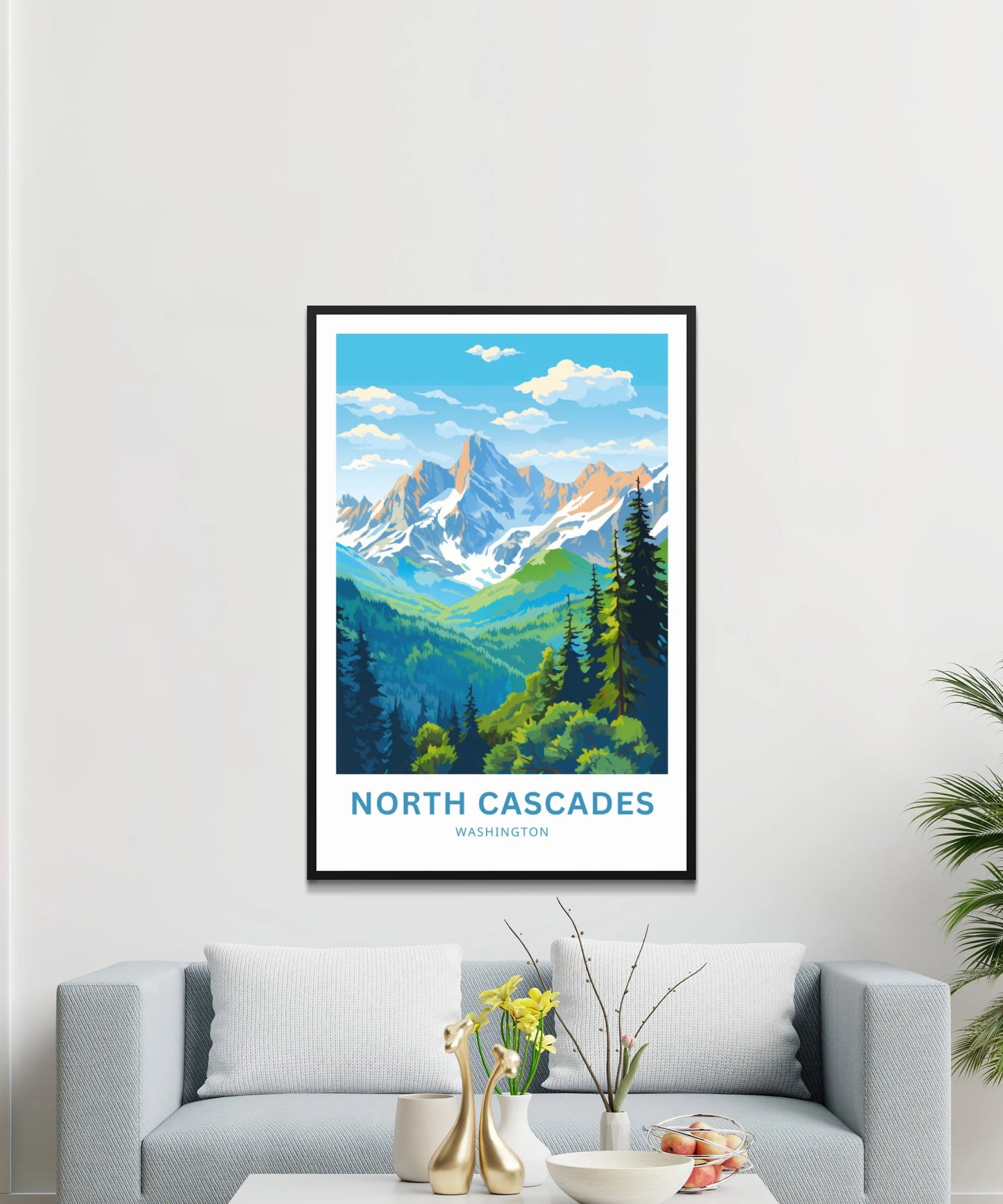 North Cascades Travel Poster