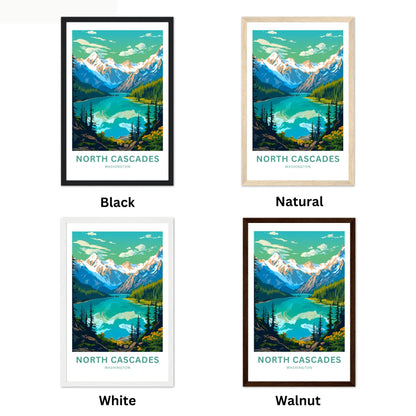 North Cascades Travel Poster