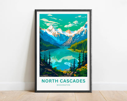 North Cascades Travel Poster